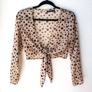 Your Love Alone is Dot Enough Polka Dot Top